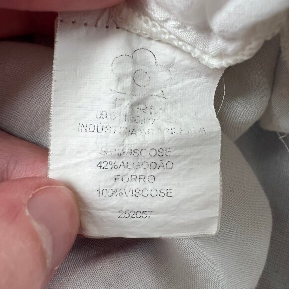 Farm Rio Anthropologie Mini Dress Sun Summer Floral Print Casual Sundress Flowy - Picture 5 of 8